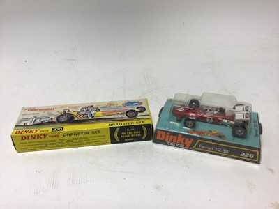 Lot 2353 - Dinky Ferrari 312/B2 No.226 & , Dragster Set No.370, both boxed (2)