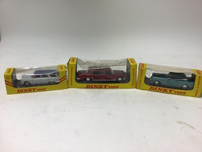 Lot 2354 - Dinky Fiat 2300 Station Wagon No.172, Rolls Royce Silver Cloud Mark III No.27 & Mercedes Benz 600 No.128, all boxed (3)