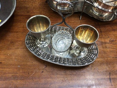 Lot 226 - Group of silver plate