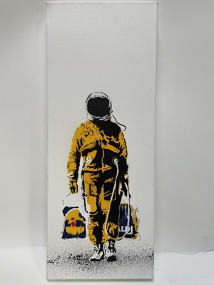 Lot 998 - SPQR (b. 1970) limited edition stencil, Store trek. 14/20, together with a print after the artist