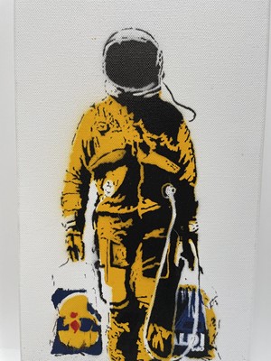 Lot 998 - SPQR (b. 1970) limited edition stencil, Store trek. 14/20, together with a print after the artist