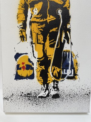 Lot 998 - SPQR (b. 1970) limited edition stencil, Store trek. 14/20, together with a print after the artist