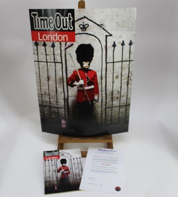 Lot 992 - After Banksy, Time Out London poster, sheet size 68cm x 51cm, issued with Time Out, but the majority were folded