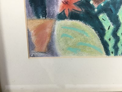 Lot 190 - Sybil Anderson (contemporary) watercolour and pastel, figure study
