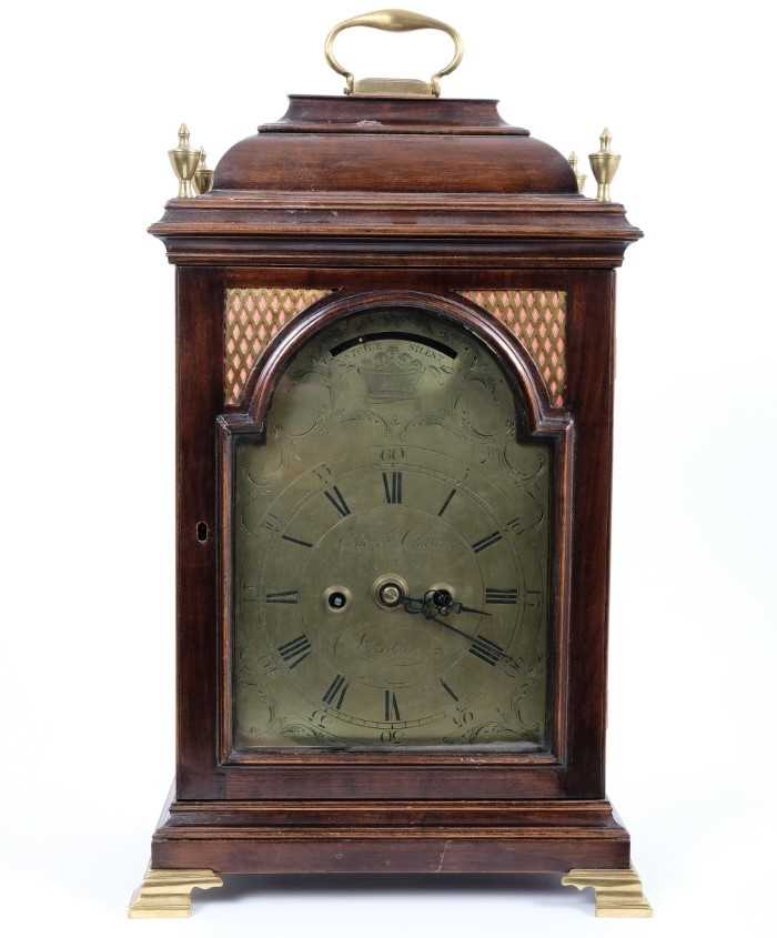 Lot 705 bracket clock by Eliezer