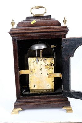 Lot 705 - Georgian bracket clock by Eliezer Chater,London