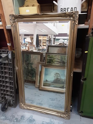 Lot 1182 - Gilt framed wall mirror in the Victorian style