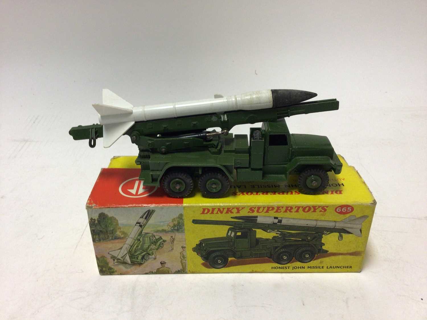 Lot 2367 - Dinky Supertoy Honest John Missile Launcher No.665, boxed