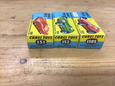 Lot 2374 - Corgi Ecurie Ecosse Racing Car Transporter and Three Racing Cars Gift Set No.16 in original box