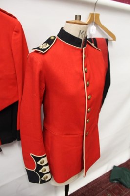 Lot 679 - Edwardian Royal Marine Light Infantry Captain's jacket together with trousers dated 1906 and a 1930's Royal Corps of Signals Mess Dress jacket and trousers, dated 1935