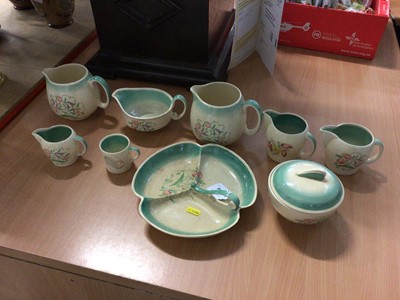 Lot 1244 - Collection (about 70-80 pieces) of Susie Cooper china mainly being the Dresden Spray design; a few of other designs
