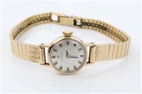 Lot 1658 - Ladies' Tissot gold (9ct) wristWatches