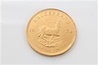 Lot 1661 - South Africa - Gold Krugerrand - 1974 (1 Coins)