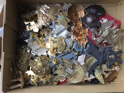Lot 785 - Collection of British military Staybrite cap badges together with some earlier cap badges