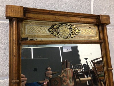 Lot 1016 - Antique gilt framed pier mirror