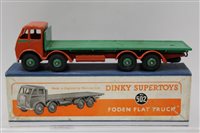 Lot 1700 - Dinky SuperToys - Foden Flat Truck no. 502, boxed