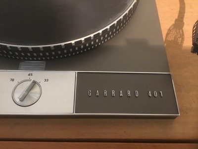 Lot 2200 - Garrard 401 turntable with SME 3009 tone arm