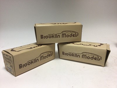 Lot 2404 - Brooklin Models 1956 Ford Thunderbird No.13, 1934 Chrysler No.7, 1930 Ford model A Victoria No.3, all boxed (3)