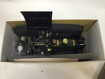 Lot 2409 - Accucraft live steam Edrig green locomotive MS 0082, in original box