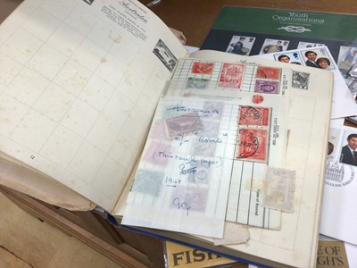 Lot 51 - Stamps- two albums together with mint stamps and First Day covers