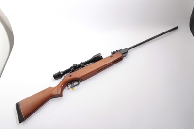 Lot 1075 - Air Rifle- Original Mod. 45 calibre break action air rifle, with A.S.I. 4x 40 scope