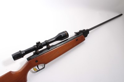 Lot 1075 - Air Rifle- Original Mod. 45 calibre break action air rifle, with A.S.I. 4x 40 scope