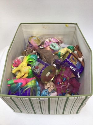 Lot 2440 - My little Pony selection including  Roller Skating and various Pegasus. Also some Bluebird Polly Pocket toys and TY Beanie Babies etc.