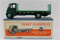 Lot 1714 - Dinky SuperToys - Guy Flat Truck with...