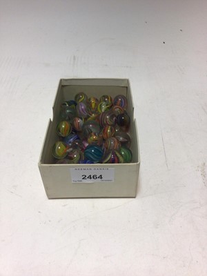 Lot 2464 - Selection of vintage marbles various sizes (QTY)