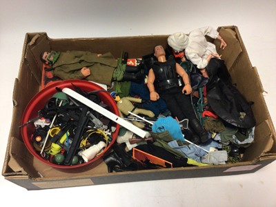 Lot 2467 - Action Man British Infantryman, boxed, plus other figures and accessories