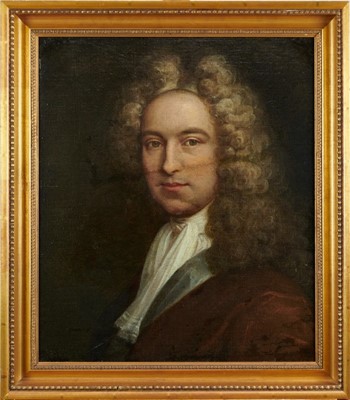 Lot 1250 - 18th century portrait of a gentleman, oil on canvas