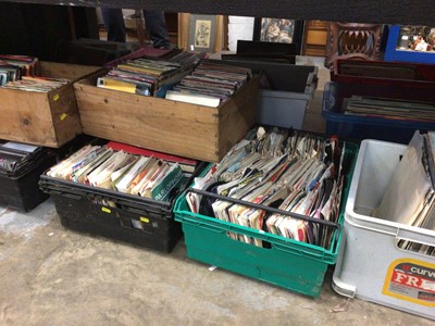 Lot 188 - Large quantity of records, including LPs and singles
