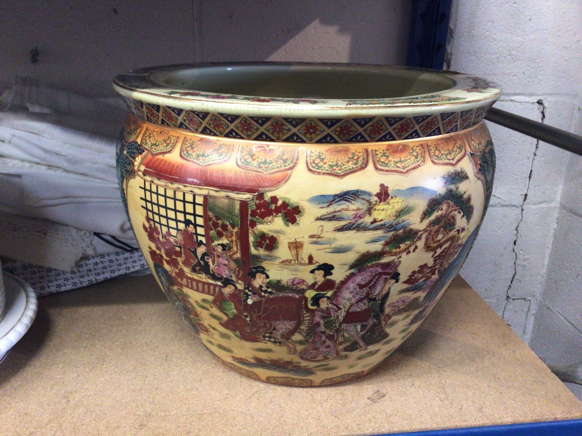Image showcasing Lot 143 - Two Japanese porcelain Goldfish Bowls