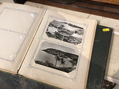 Lot 161 - Two albums of postcards including topographical, approximately 200