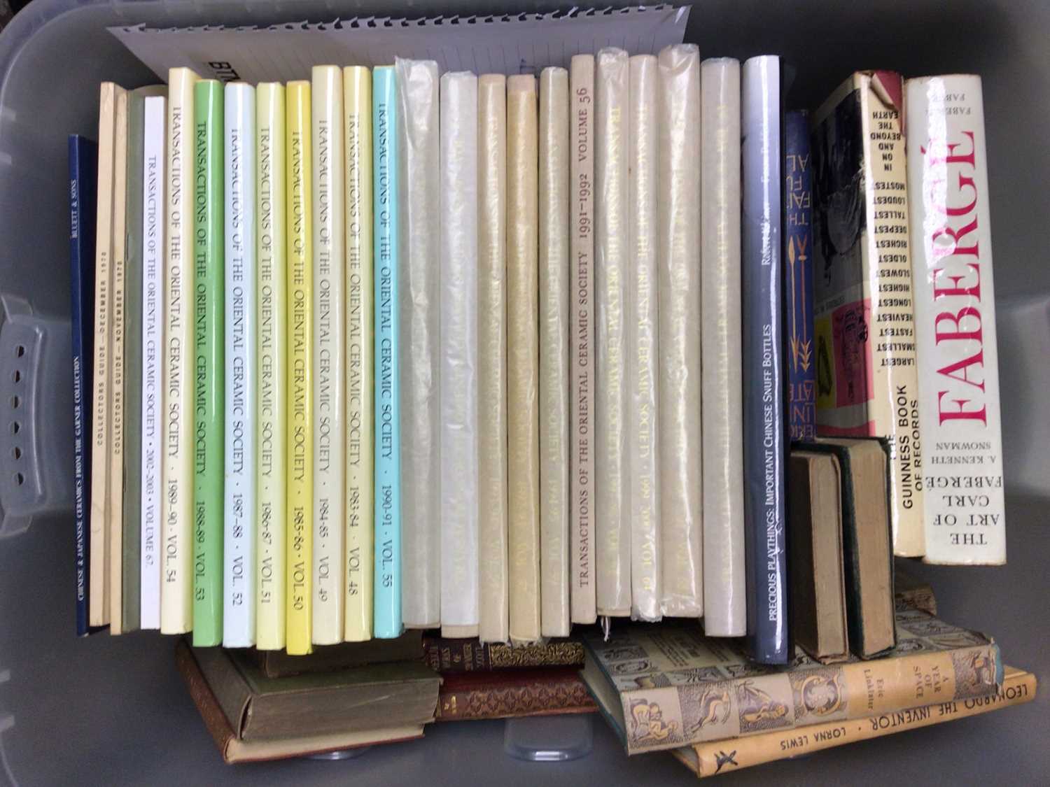 Reference Book Box Figure Example Lot 268 - Two boxes of Reference books to include
