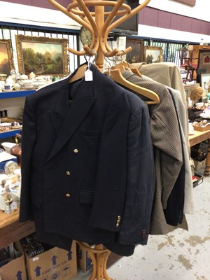 Lot 210 - Various men's suits and coats, including tweed, together with a fur coat