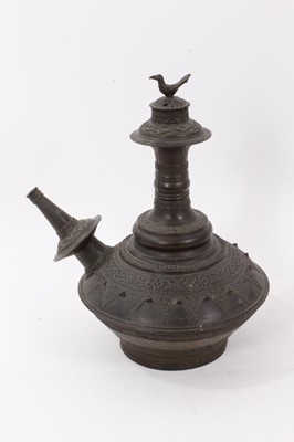 Lot 772 - Middle Eastern bronzed metal hooker