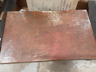 Lot 55 - Arts and Crafts Keswick School of industrial arts copper tray