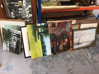 Lot 101 - Collection of oils, watercolours and prints