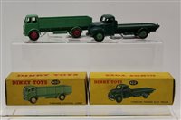 Lot 1736 - Dinky - Fordson Thames Flat Truck no. 422,...