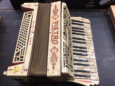 Lot 158 - Two accordions