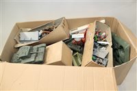 Lot 1745 - Two boxes of plastic soldiers - including...