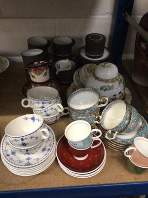 Lot 141 - Susie Cooper coffee set together with Shelley, Royal Doulton and other ceramics