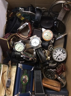 Lot 742 - Collection of wristwatches, pocket watches and sundries