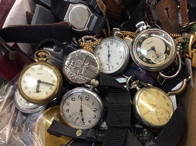 Lot 742 - Collection of wristwatches, pocket watches and sundries