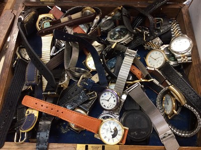 Lot 742 - Collection of wristwatches, pocket watches and sundries