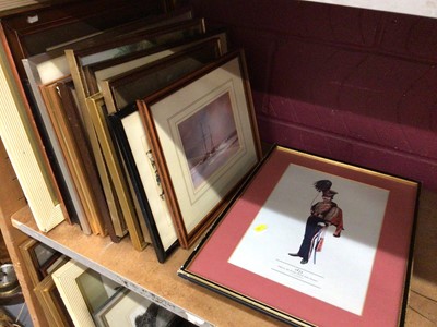 Lot 512 - Selection of pictures and prints, framed