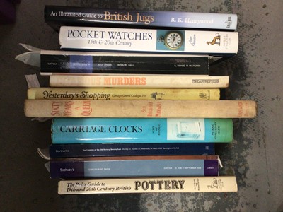 Lot 98 - Auction catalogues to include Sotheby's Shrubland Park, Benacre Hall, and others plus reference books on antiques