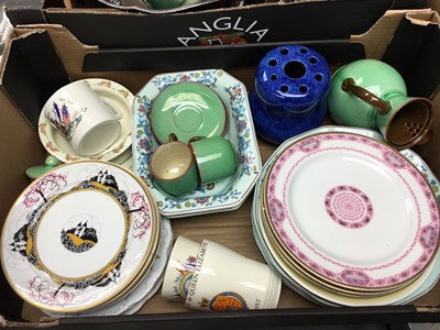 Lot 434 - Three boxes of mixed china