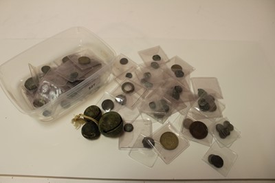 Lot 527 - World - Mixed metal-detectorist finds to include Roman Coins from the third and fourth centuries A.D.